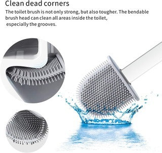 Slimline Silicone Toilet Brush