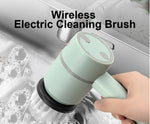 Multifunctional Electric Cleaning Household Brush Automatic Handheld Charging 1200mAh- Green