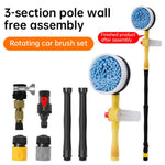 Long Handle Automatic Foaming Water Power Car Wash Brush Chenille Microfiber Car Wash Mop